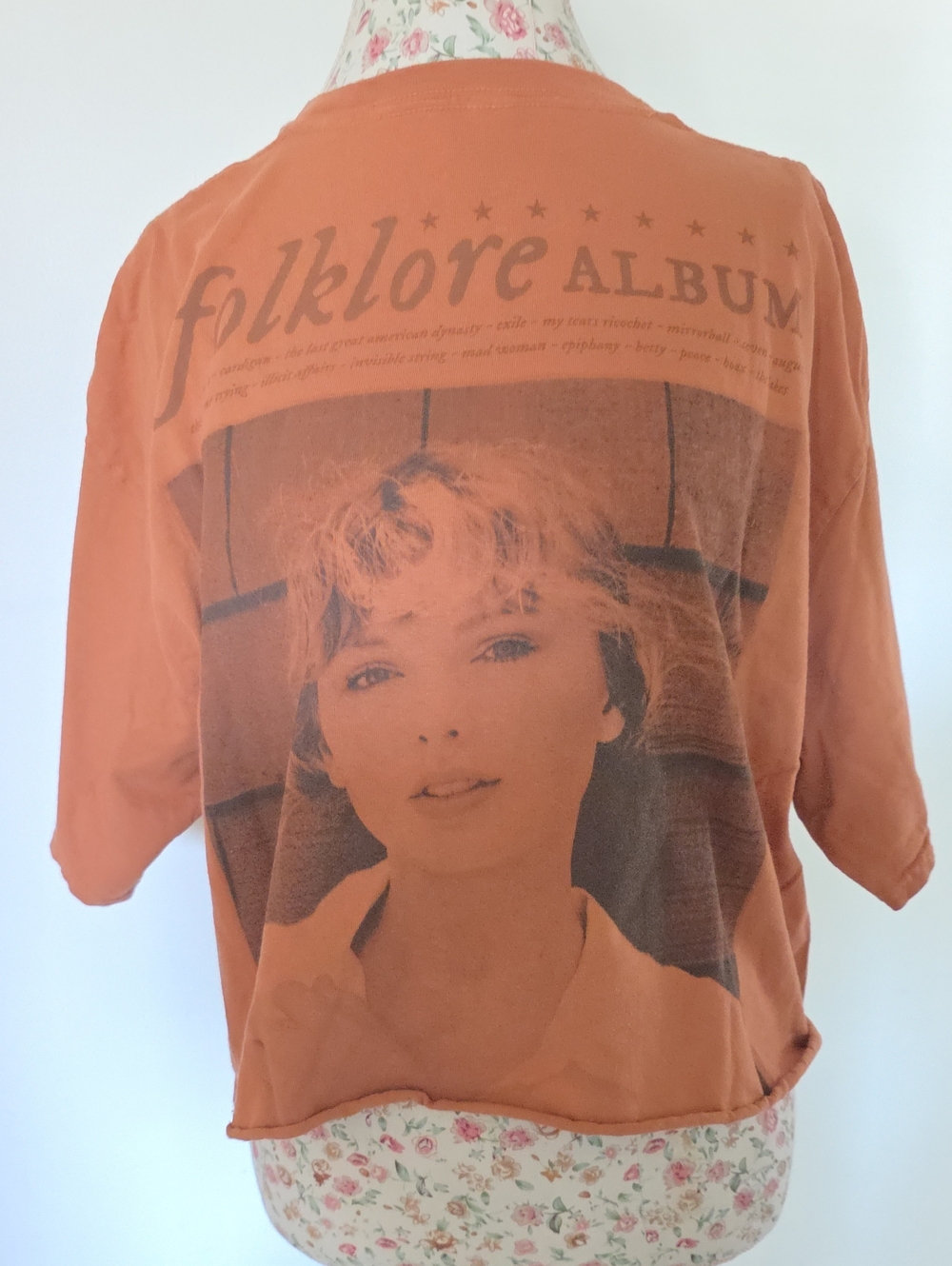 Taylor Swift Rust Orange Graphic Tee